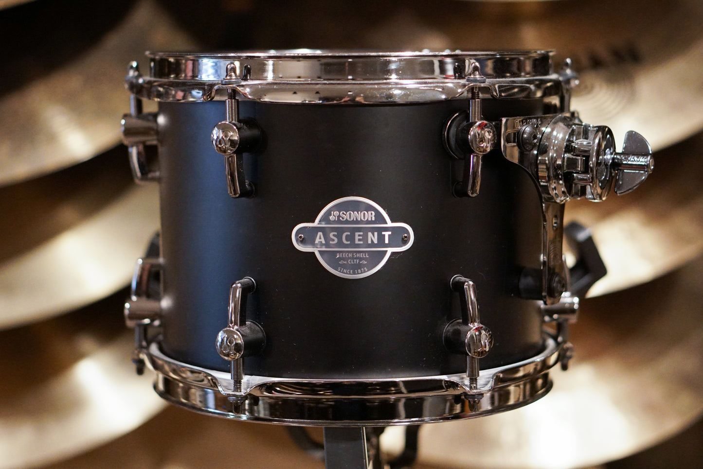 Sonor 8x10" Ascent Single Tom - Black Matte