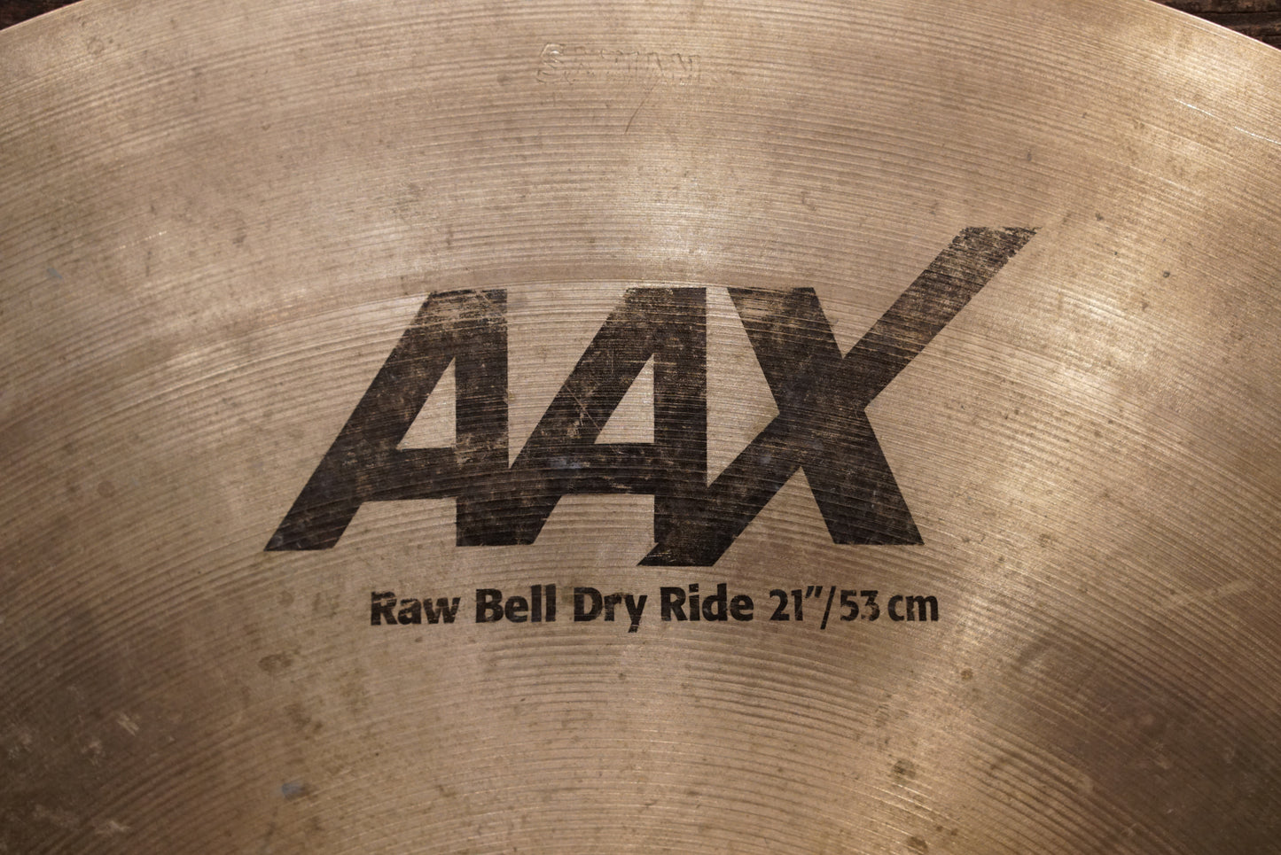 Sabian 21" AAX Raw Bell Dry Ride Cymbal - 3446g