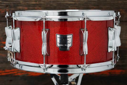 Yamaha 6.5x14" 30th Anniversary Recording Custom Snare Drum - Red Sparkle