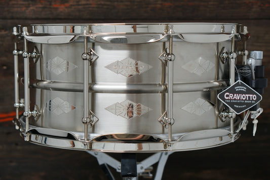 Craviotto 6.5x14" AK Masters Metal NOB Snare Drum - 17 of 50