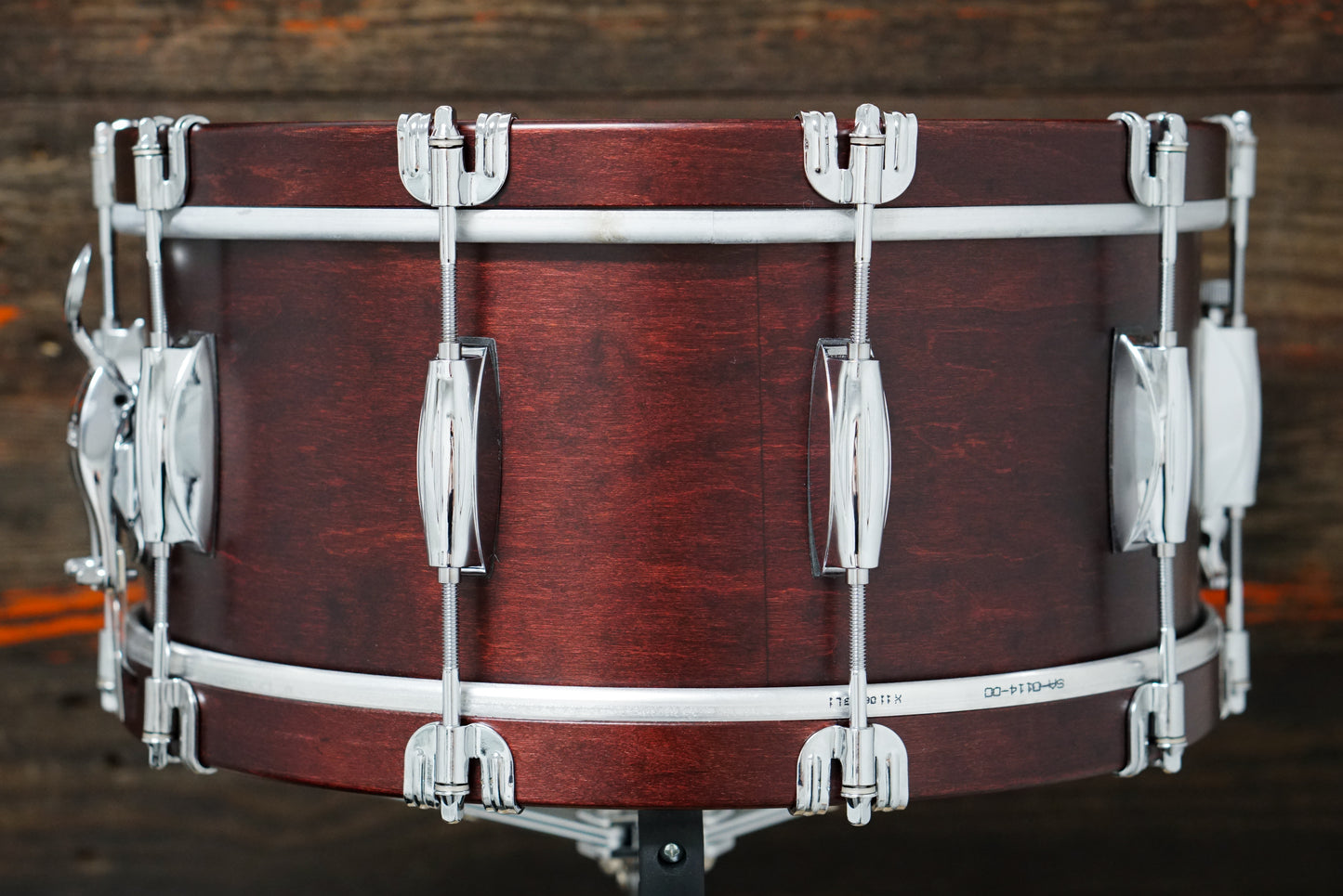 Gretsch 6.5x14" USA Custom Snare Drum - Satin Walnut w/Wood Hoops