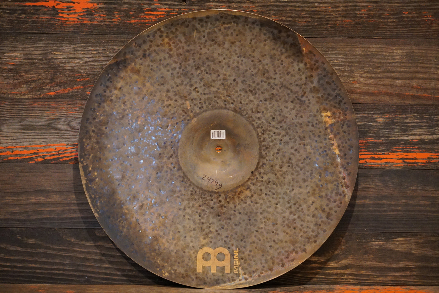 Meinl 22" Byzance Extra Dry Thin Ride Cymbal - 2474g