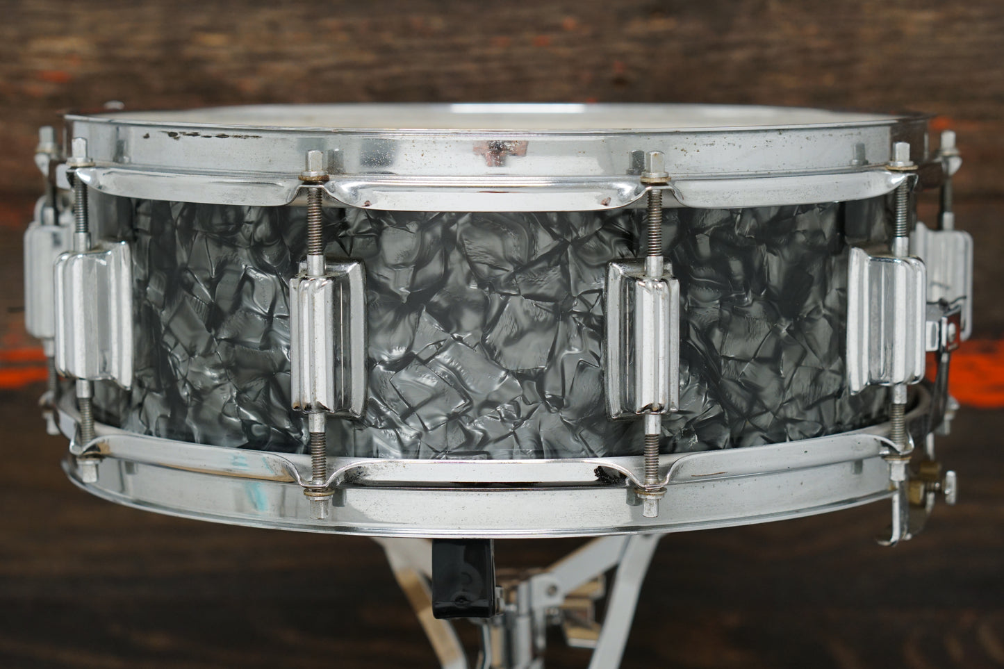 Rogers 5x14" Wood Dynasonic Snare Drum - 1960s Black Diamond Pearl