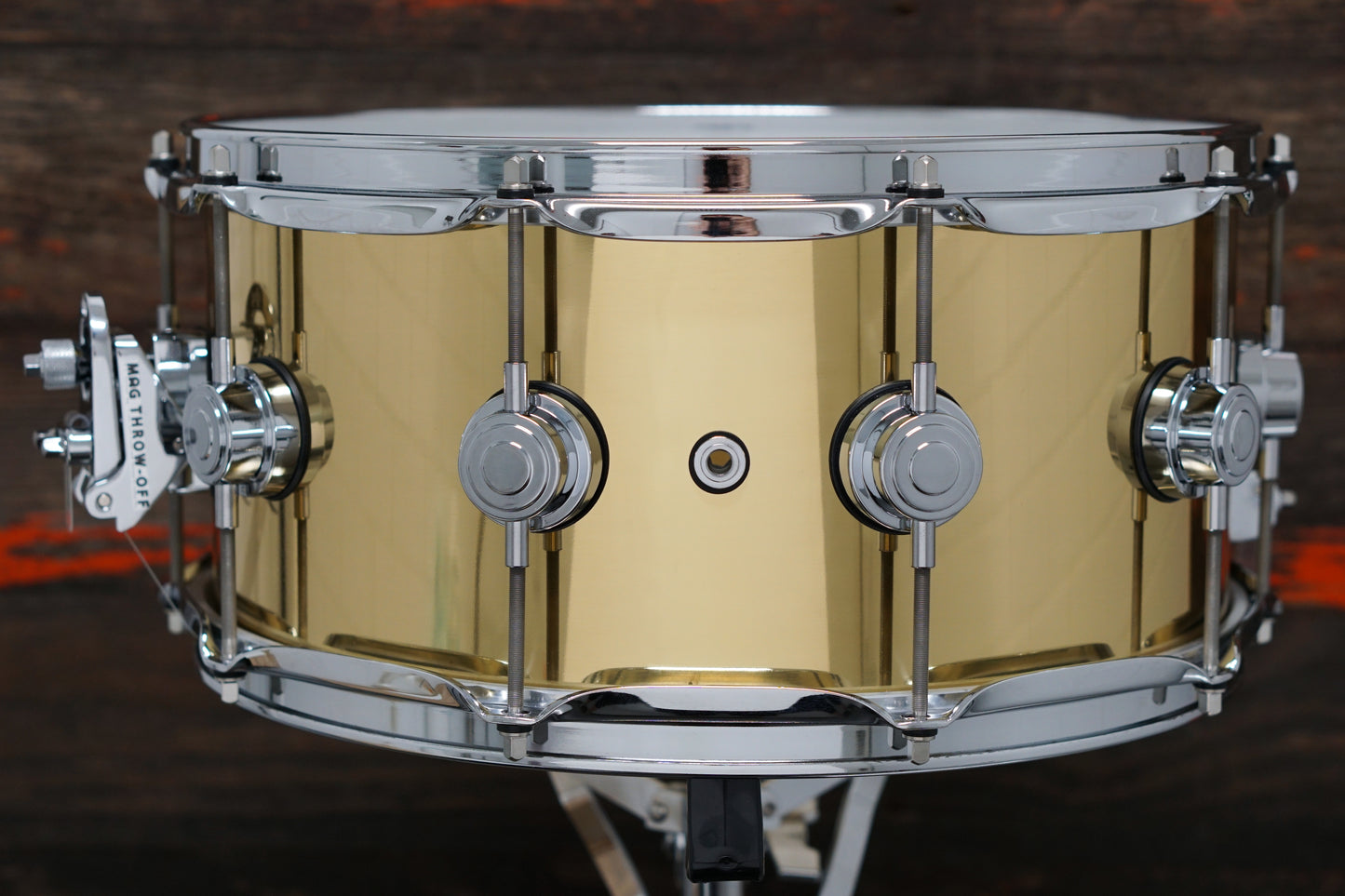 DW 6.5x14" Collector's Series Polished Brass Snare Drum