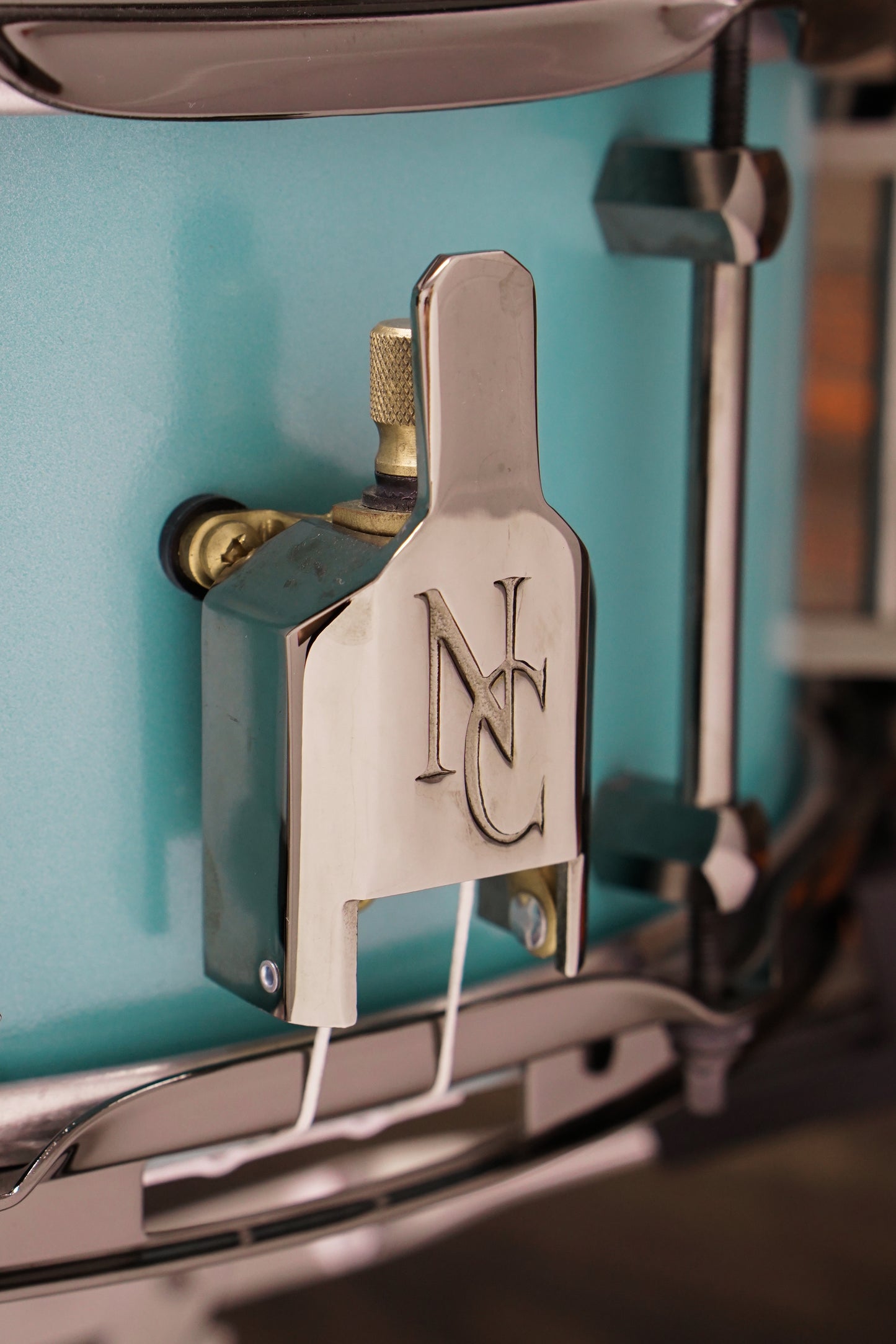 Noble & Cooley 6x14" Alloy Classic Aluminum Snare Drum - Robin's Egg