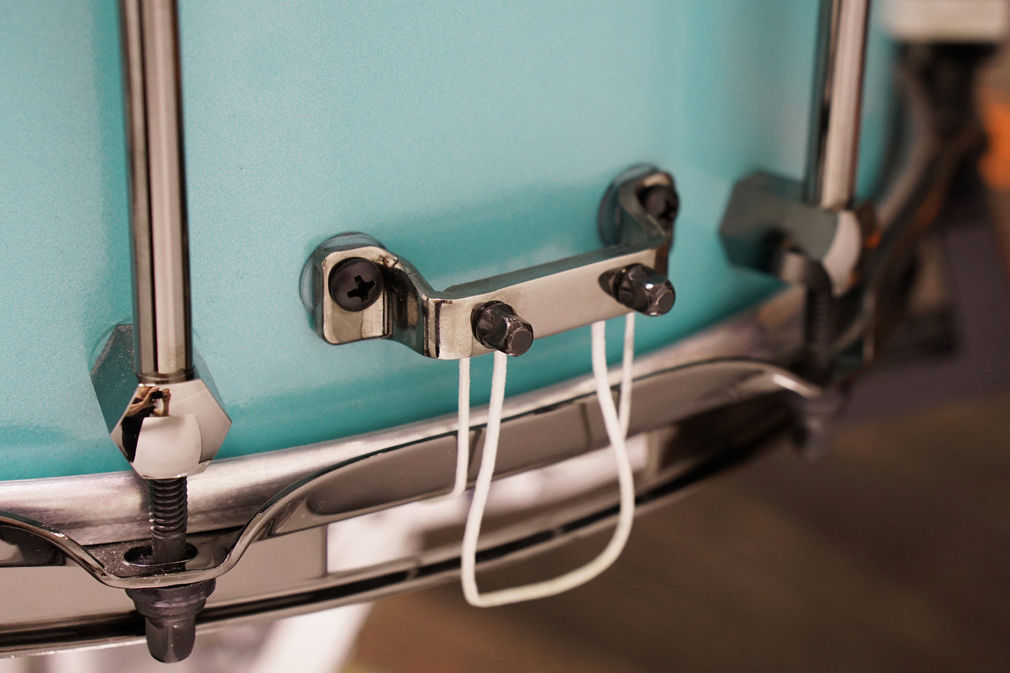 Noble & Cooley 6x14" Alloy Classic Aluminum Snare Drum - Robin's Egg