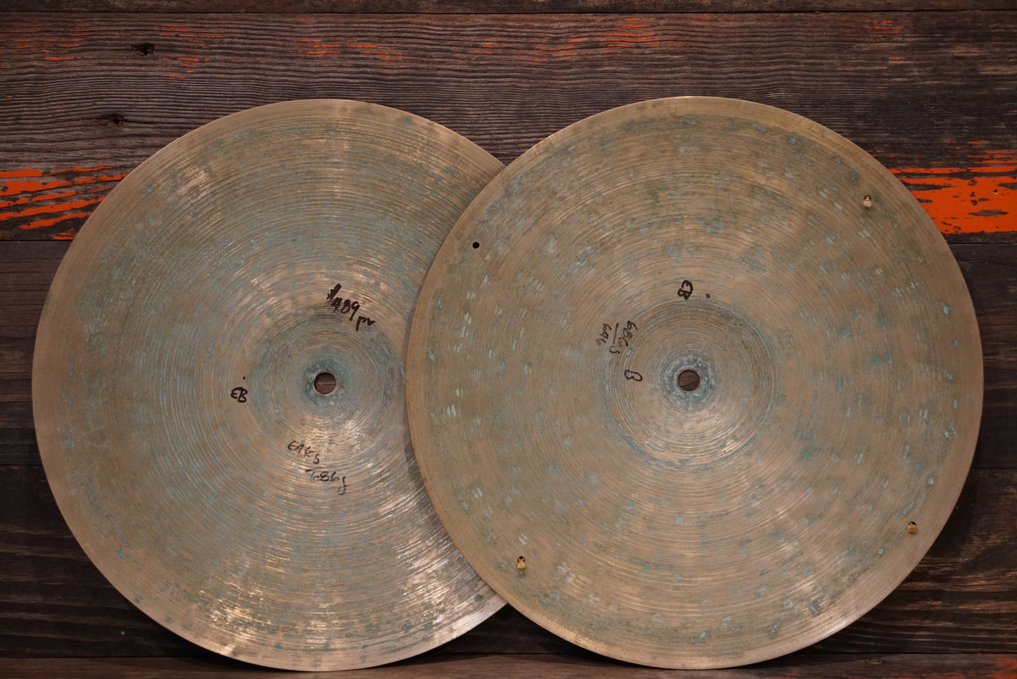 Mongiello 13" Patina Hi-Hat Cymbals - 646/686g