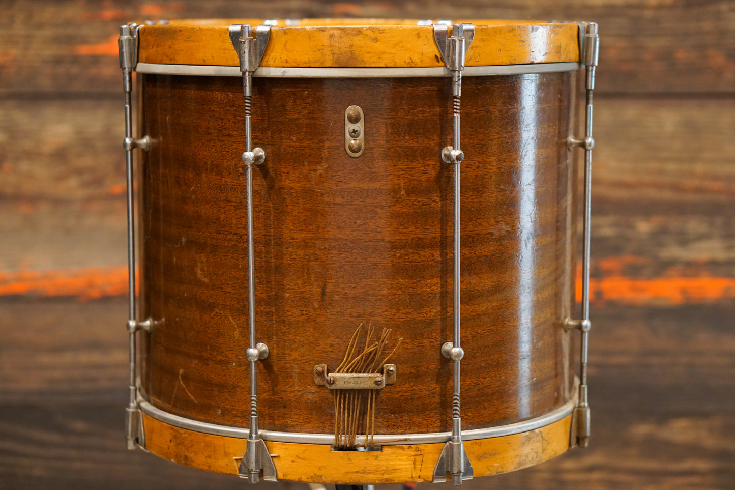 Juergens 12x15" Field Snare Drum - 1940s Mahogany