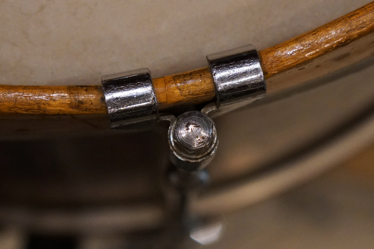 Juergens 12x15" Field Snare Drum - 1940s Mahogany