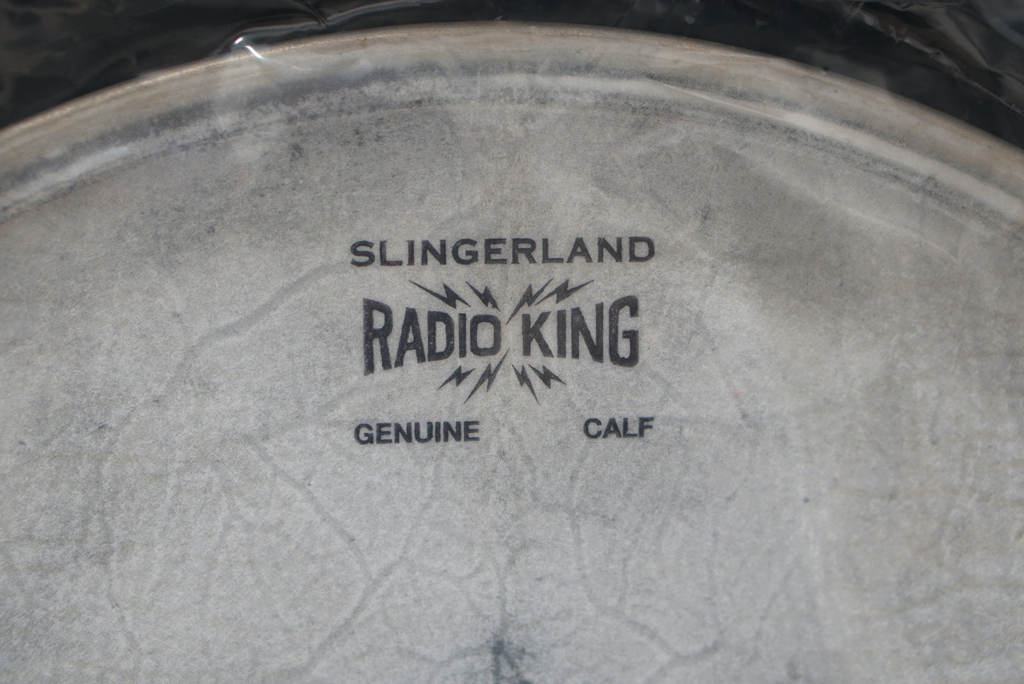 Slingerland 5x14" Solid Maple Radio King Snare Drum - Black & Gold Lacquer