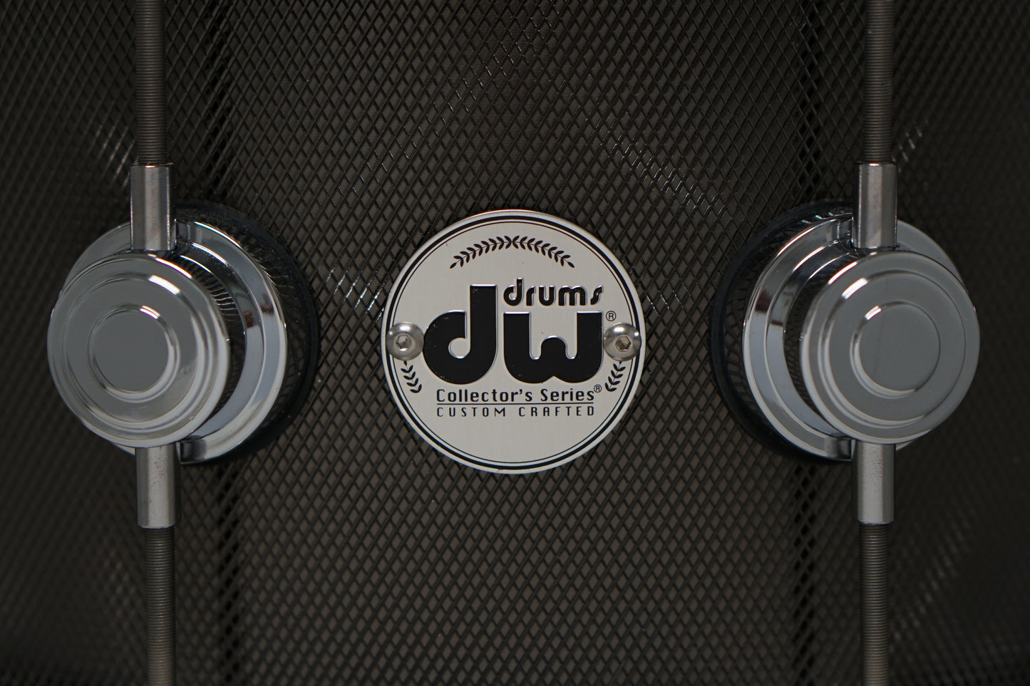 DW 6.5x14" Collector's Series Knurled Black Nickel Over Steel Snare Drum - 2010s