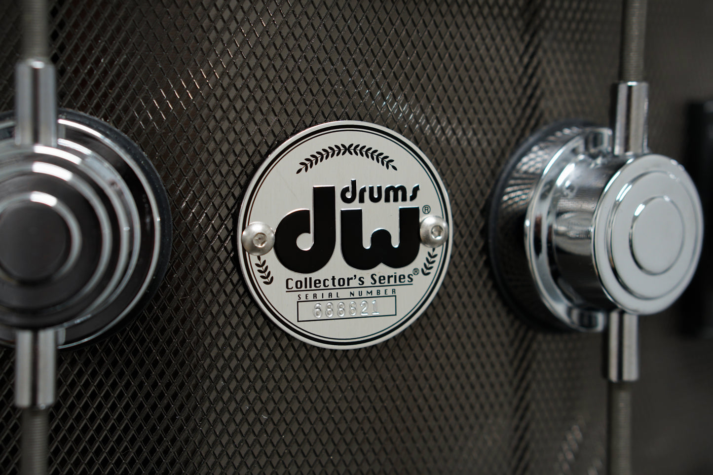 DW 6.5x14" Collector's Series Knurled Black Nickel Over Steel Snare Drum - 2010s