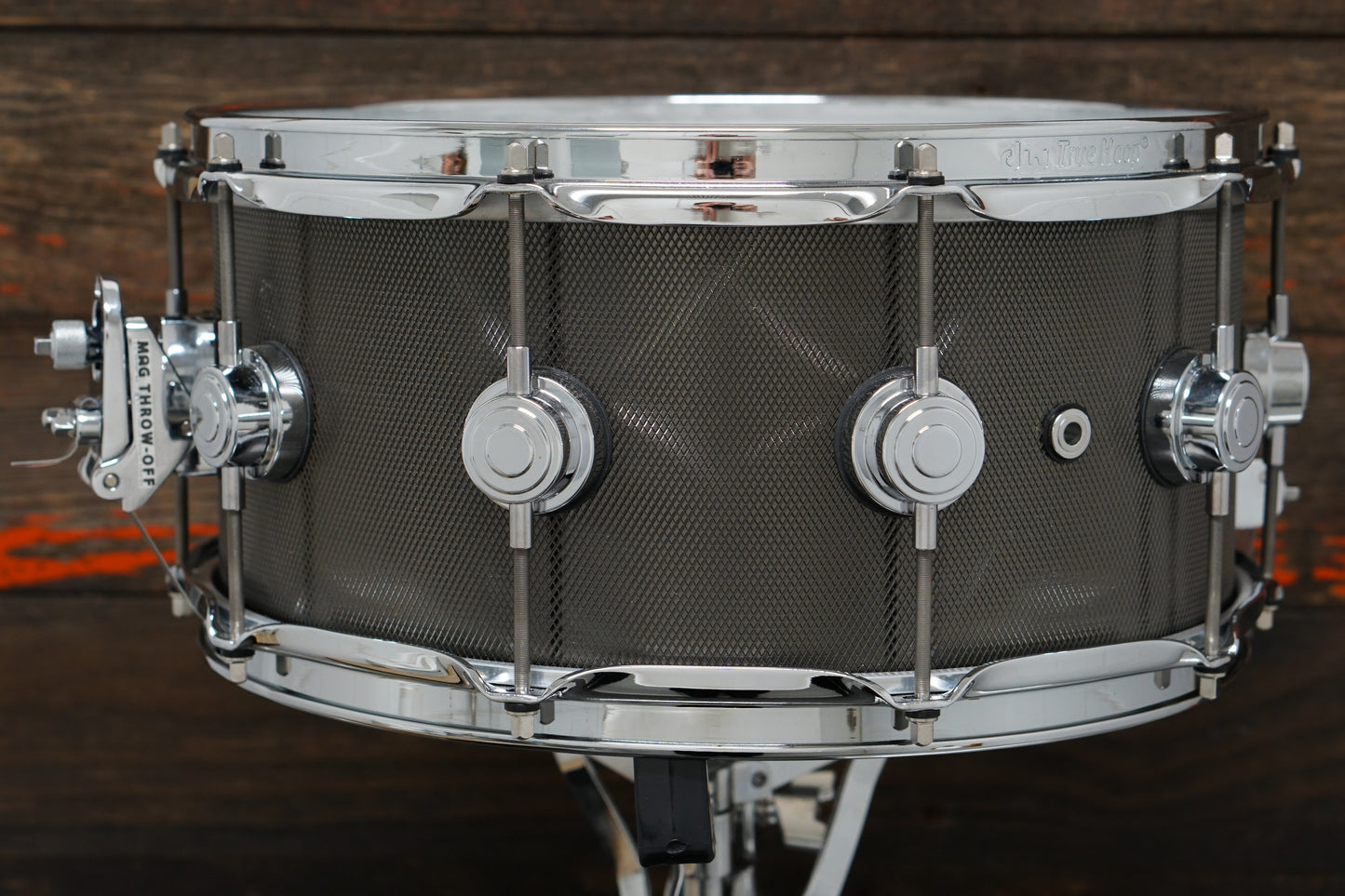 DW 6.5x14" Collector's Series Knurled Black Nickel Over Steel Snare Drum - 2010s