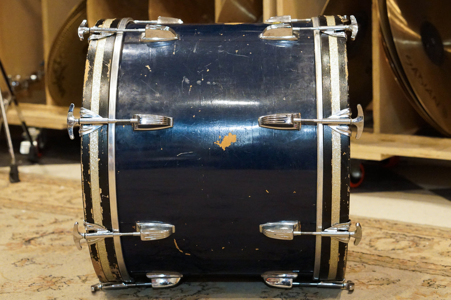 Ludwig 14x18" Classic Bass Drum - 1970s Blue