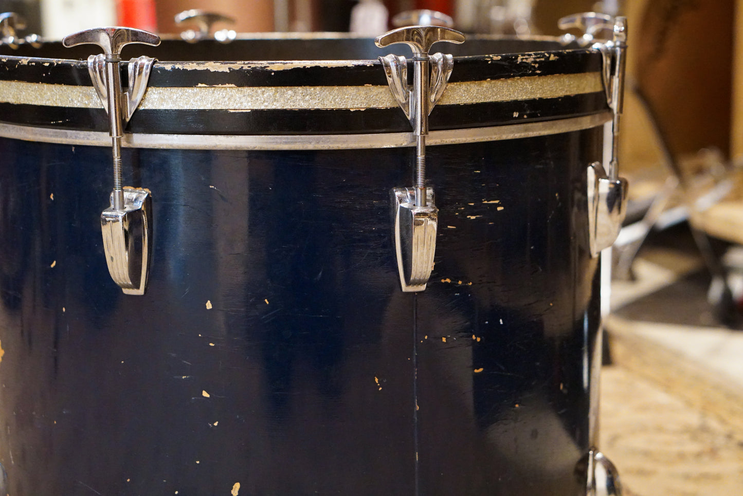 Ludwig 14x18" Classic Bass Drum - 1970s Blue