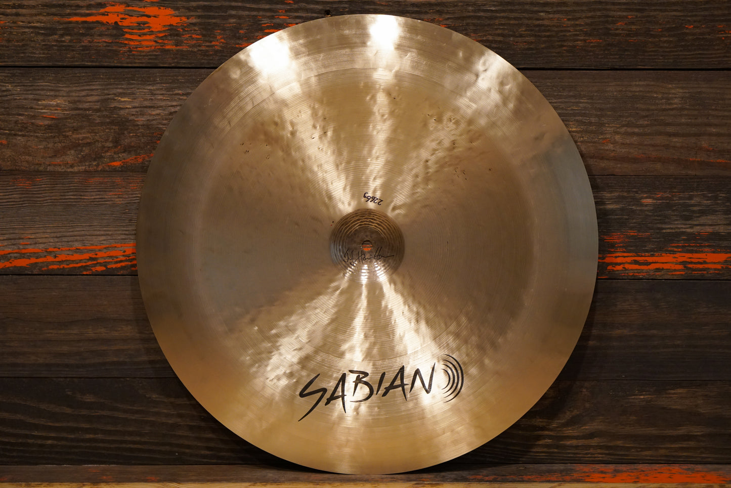 Sabian 22" HH Jeff Hamilton Signature Hammertone Chinese Cymbal - 2266g