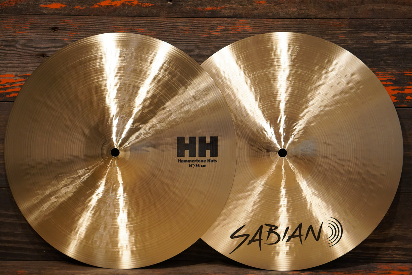 Sabian 14" HH Jeff Hamilton Signature Hammertone Hi-Hat Cymbals - 801/1180g