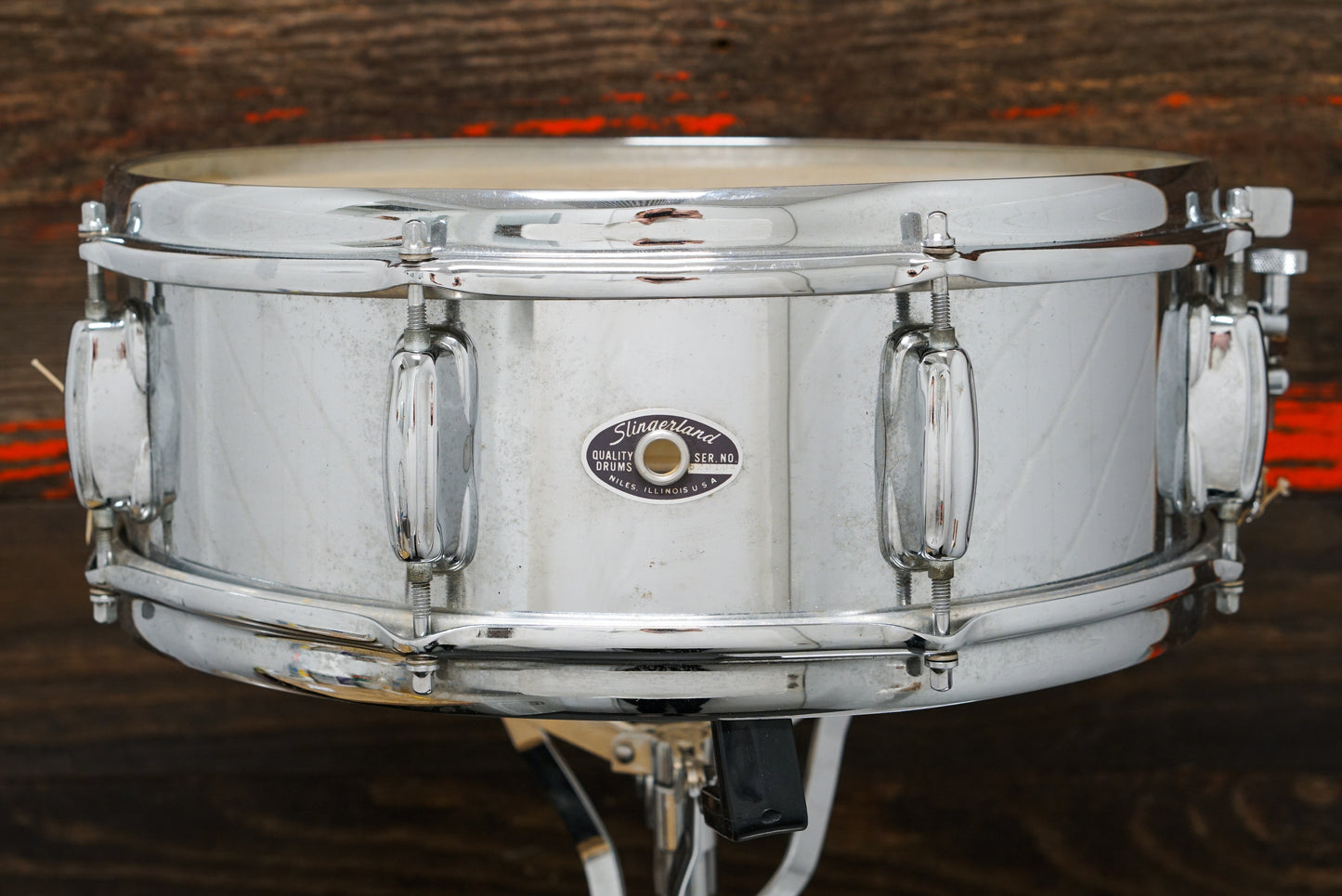 Slingerland 5x14" Festival Model Chrome Snare Drum - 1970s Steel