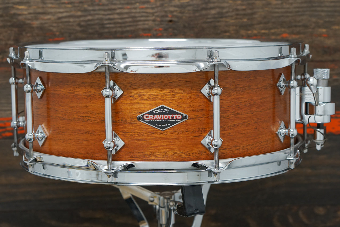 Craviotto 5.5x14" Custom Shop Mahogany Snare Drum - 2013