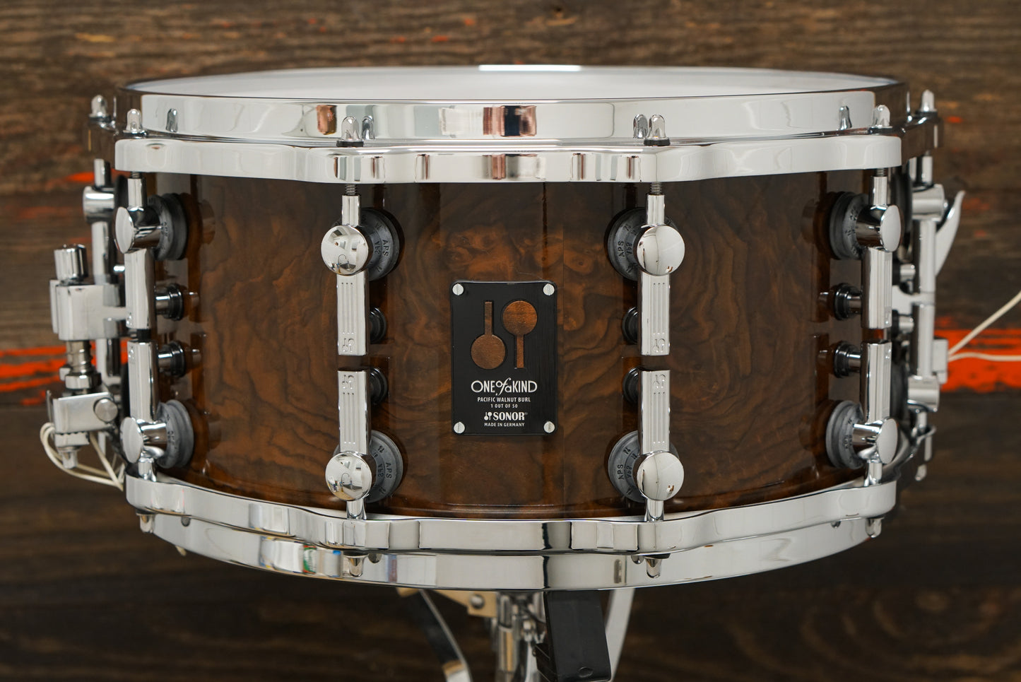 Sonor 7x14" "One Of A Kind" Snare Drum - Pacific Walnut Burl