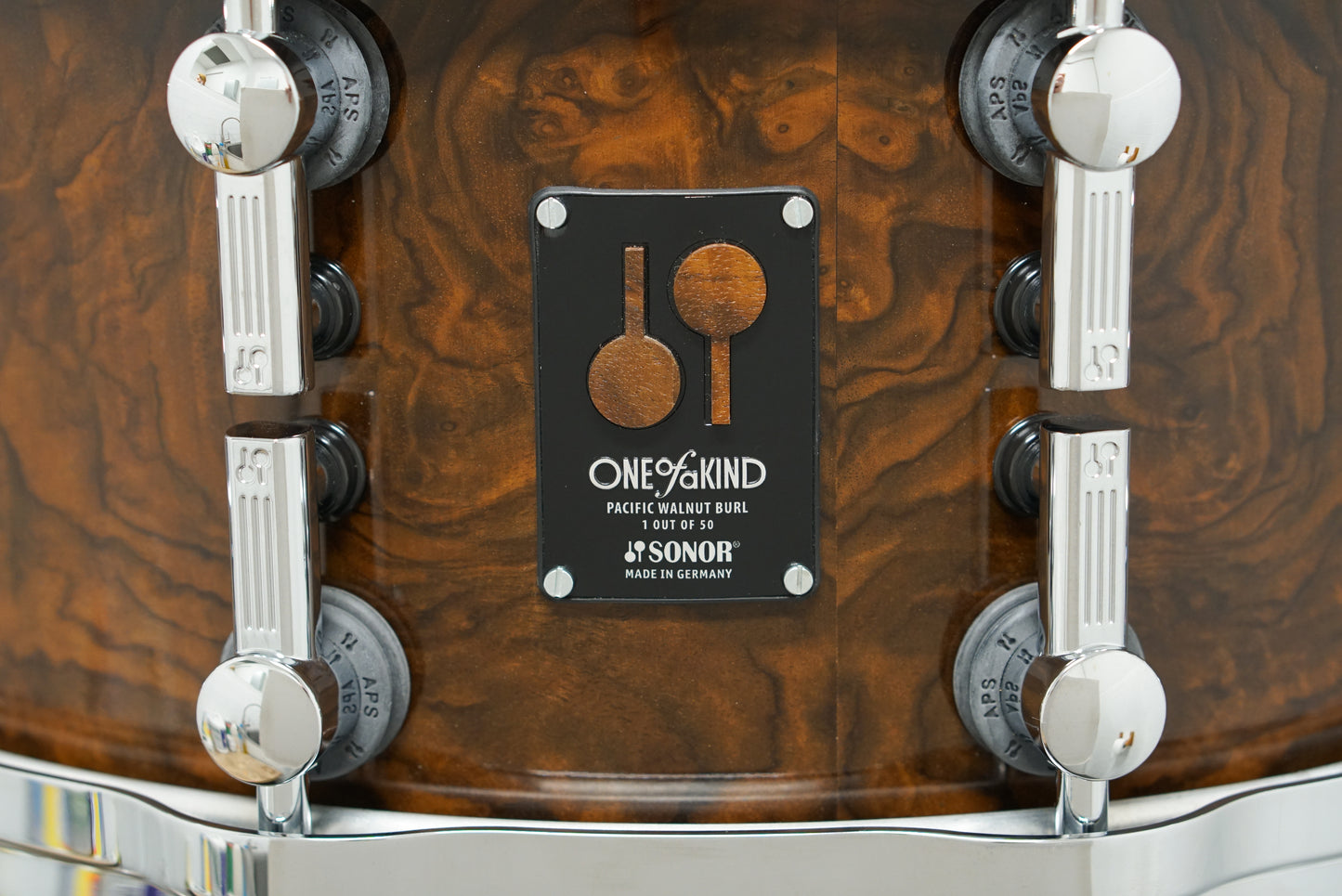Sonor 7x14" "One Of A Kind" Snare Drum - Pacific Walnut Burl