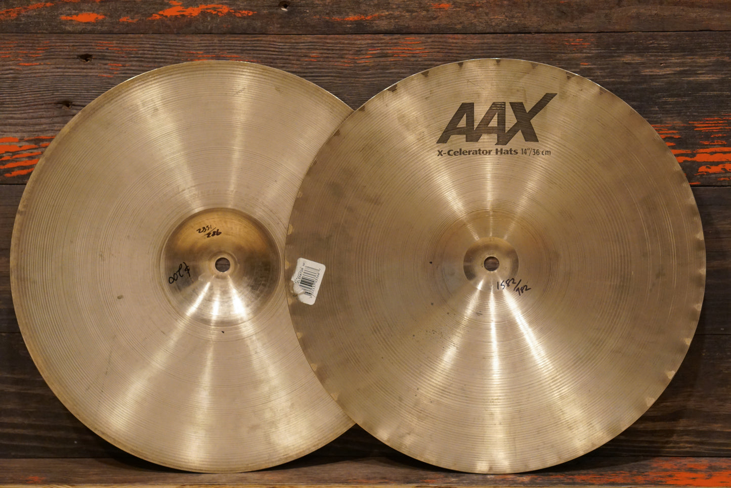 Sabian 14" AAX X-Celerator Hi-Hat Cymbals - 982/1582g