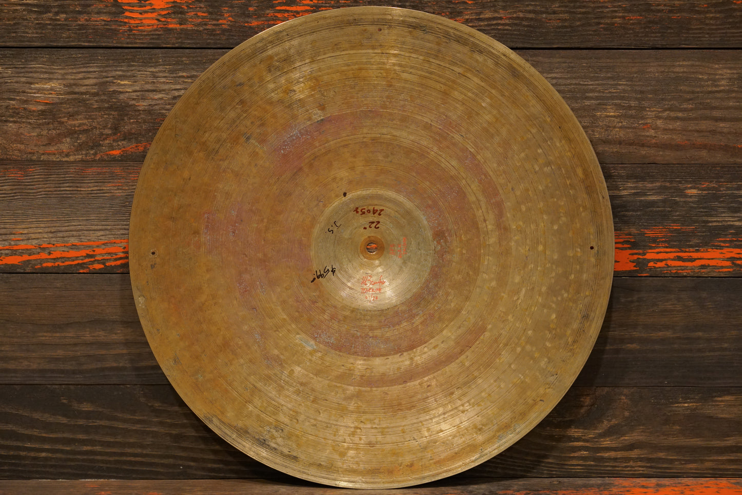 Mattia Bourgis 22" Old K. Tribute Ride Cymbal - 2405g