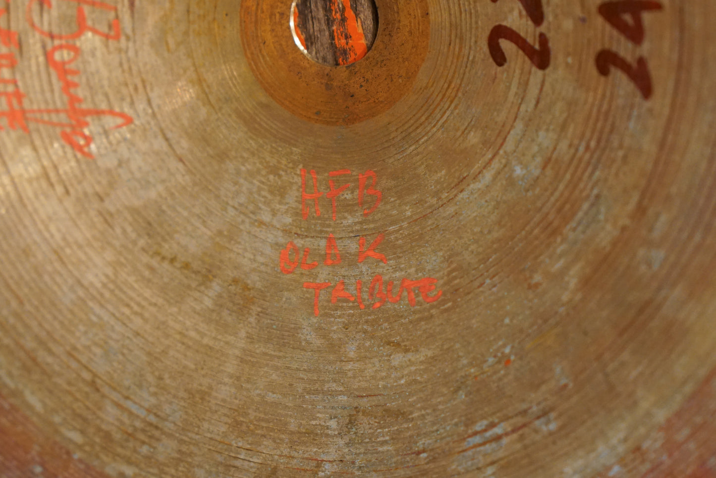 Mattia Bourgis 22" Old K. Tribute Ride Cymbal - 2405g