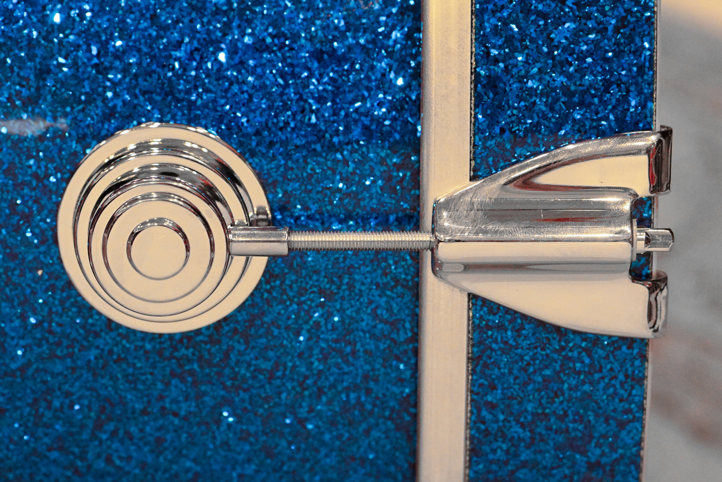 DW 14x18" Collector's Jazz Series Bass Drum - Blue Glass Glitter