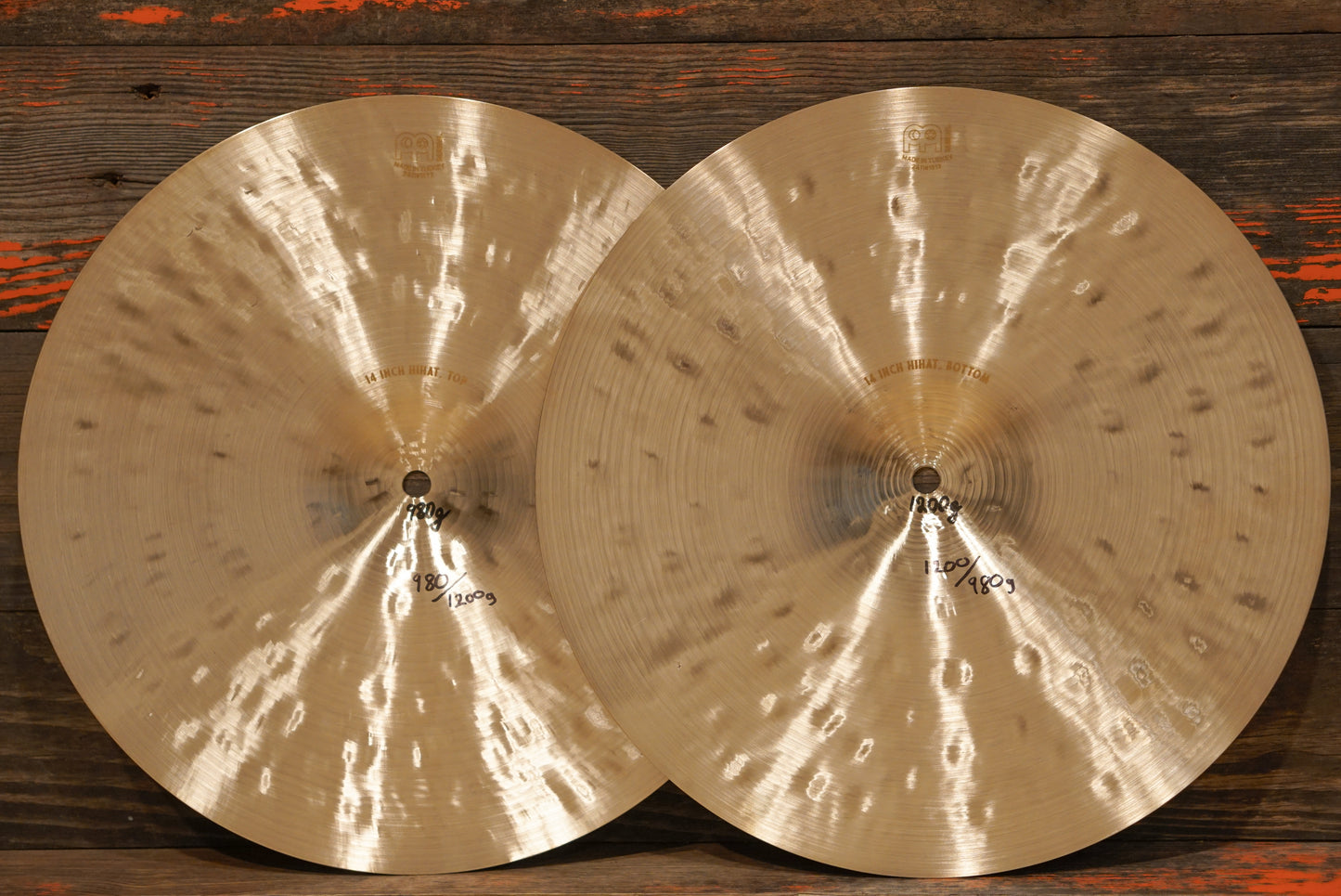 Meinl 14" Byzance Foundry Reserve Hi-Hat Cymbals - 980/1200g