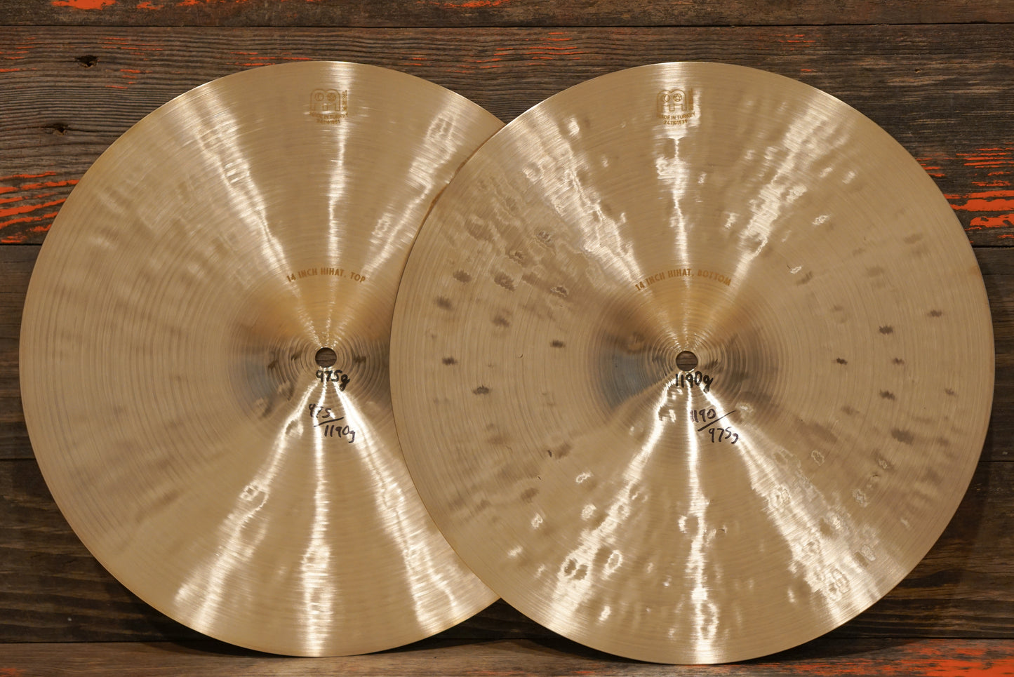 Meinl 14" Byzance Foundry Reserve Hi-Hat Cymbals - 975/1190g