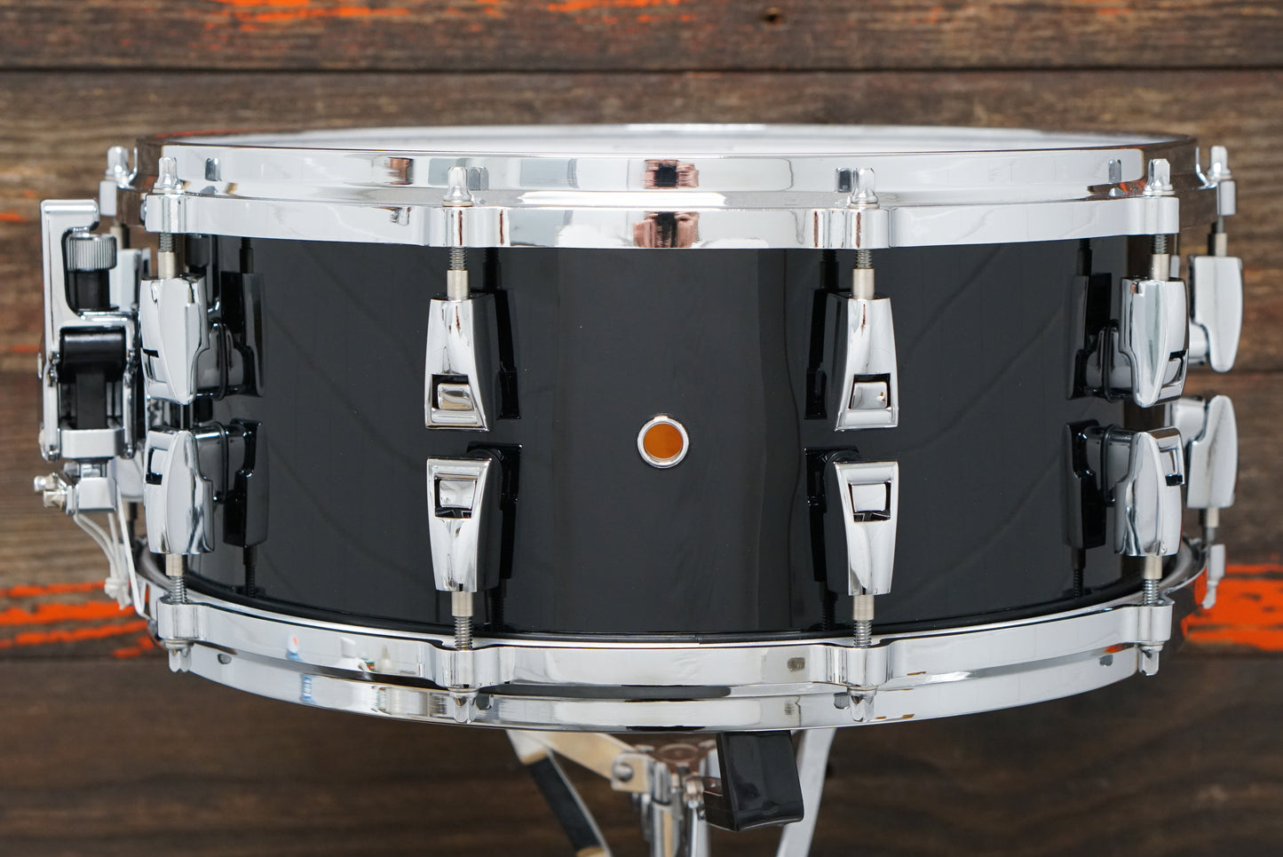 Yamaha 6x14" Absolute Hybrid Maple Snare Drum - Solid Black