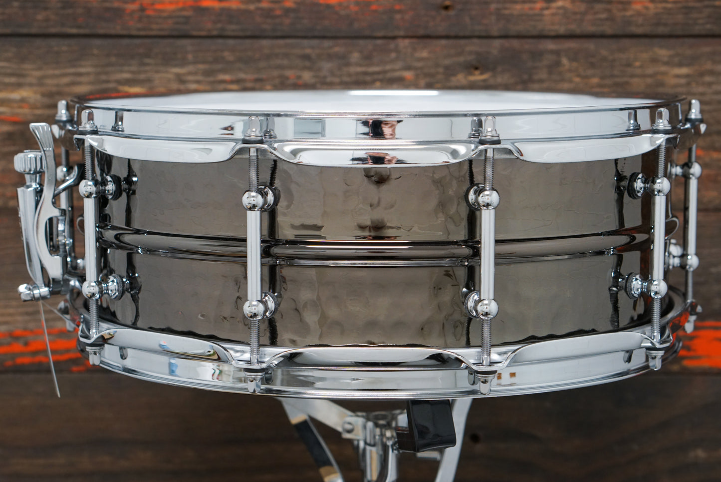 Ludwig 5x14" Black Beauty Hammered Snare Drum w/Tube Lugs (LB416KT)