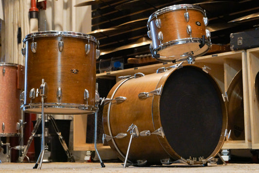 Slingerland 12/14/18" Drum Set - 1960s Mahogany