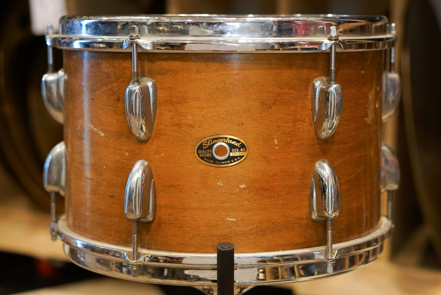 Slingerland 12/14/18" Drum Set - 1960s Mahogany