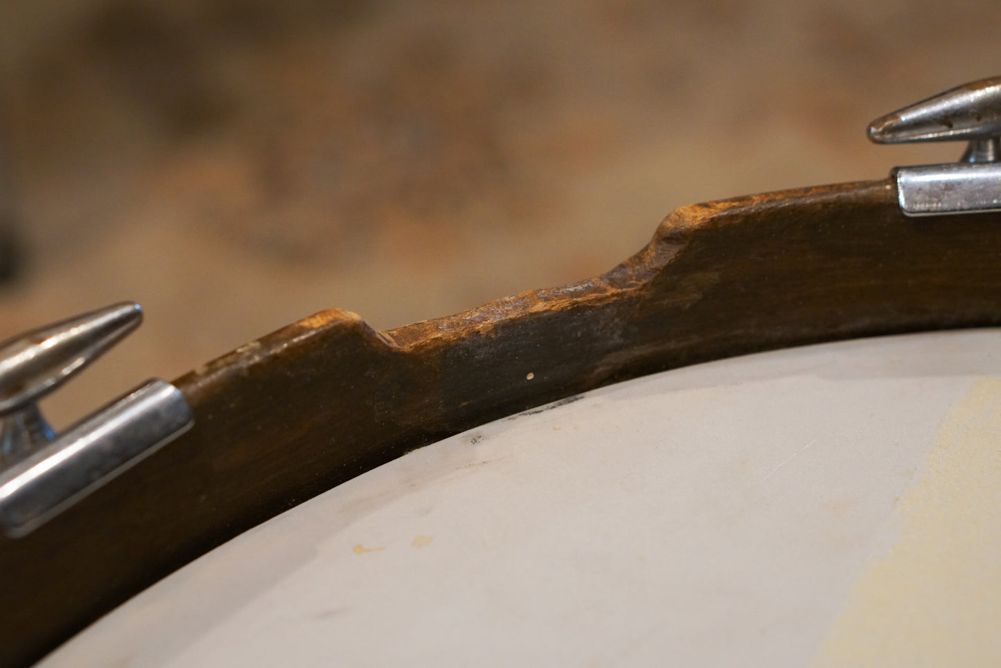 Slingerland 12/14/18" Drum Set - 1960s Mahogany