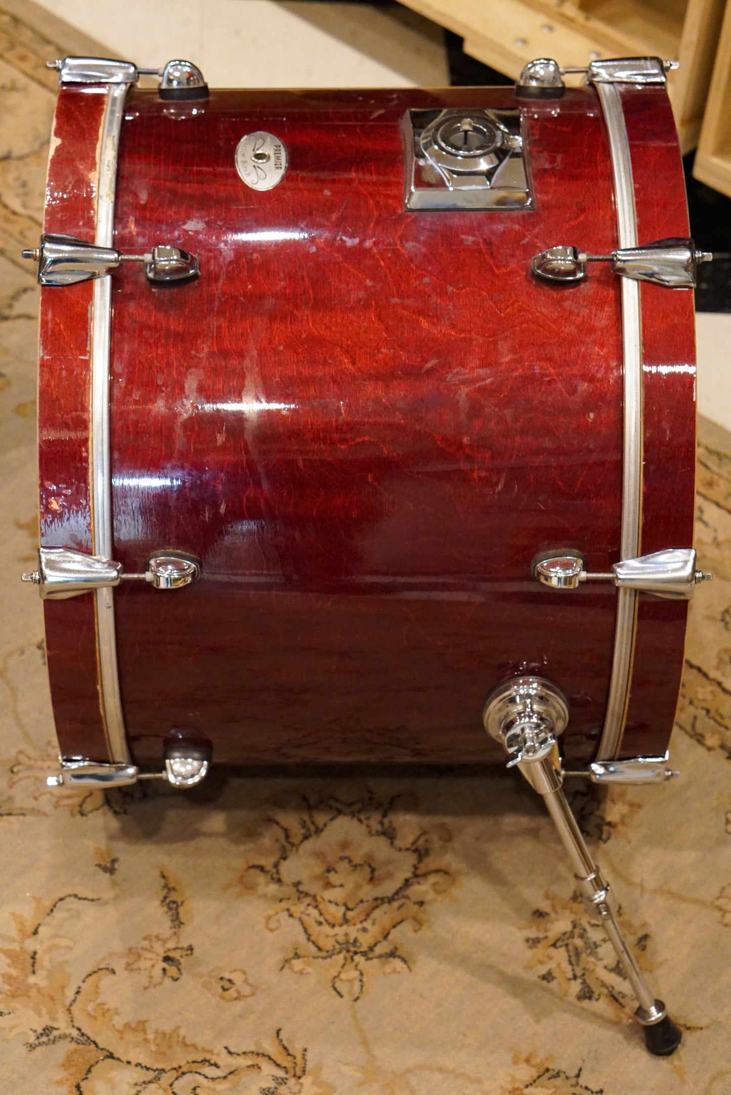 Premier 10/12/14/22/5.5x14" Artist Birch Drum Set - Rosewood Lacquer