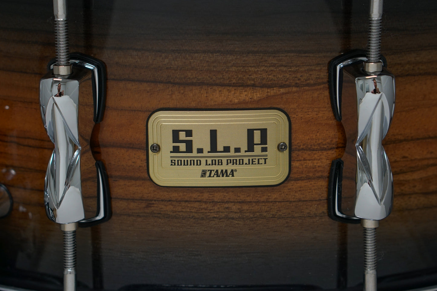 Tama 6.5x14" S.L.P. Bubinga/Maple Snare Drum - Midnight Zebrawood Burst