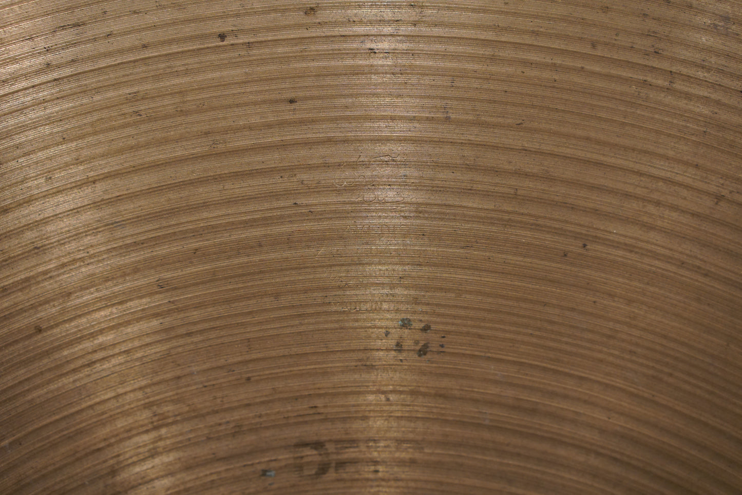Zildjian 20" Avedis 1980s Deep Ride Cymbal - 2898g
