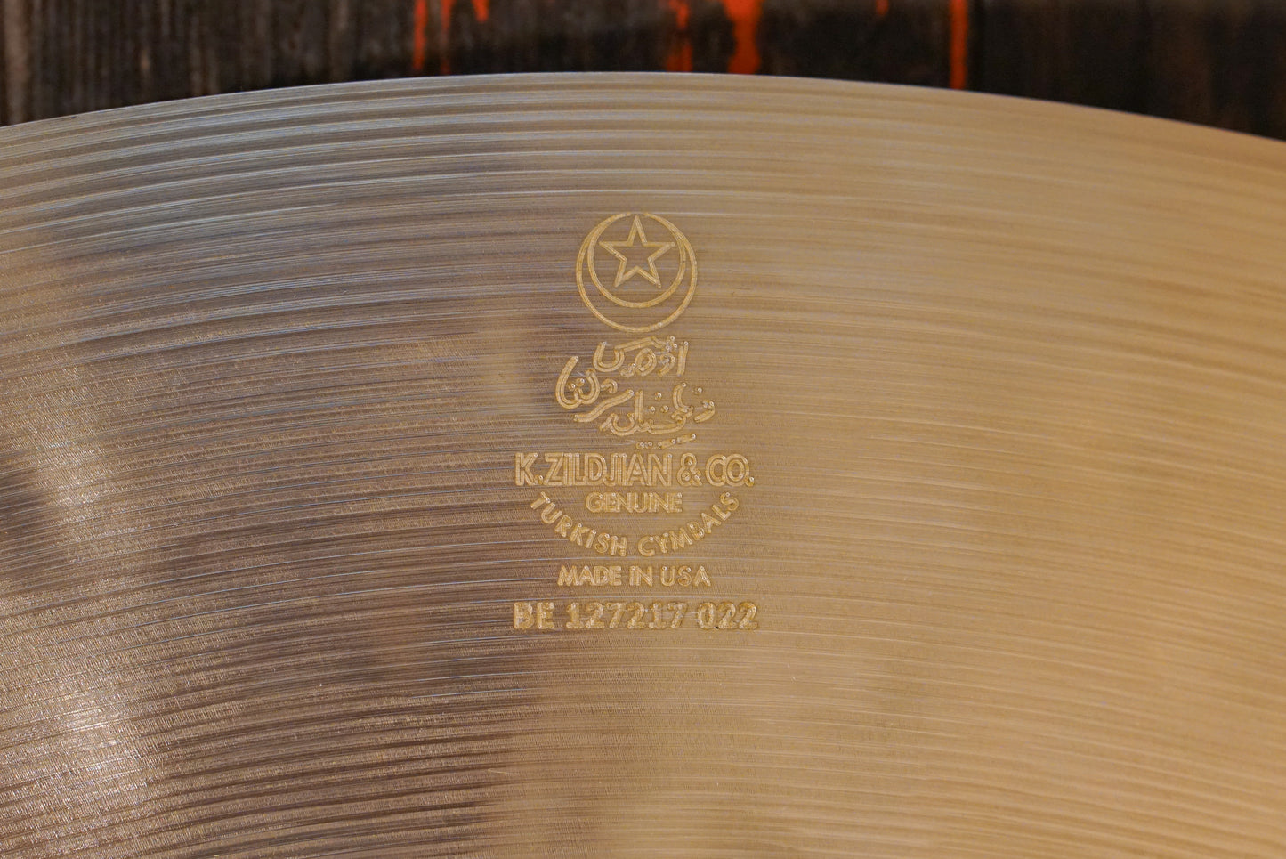 Zildjian 22" K. Constantinople Renaissance Ride Cymbal - 2553g