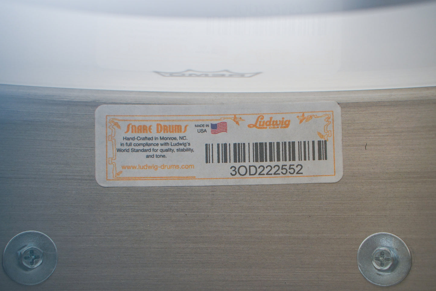 Ludwig 8x14" Coliseum Vented Aluminum Snare Drum