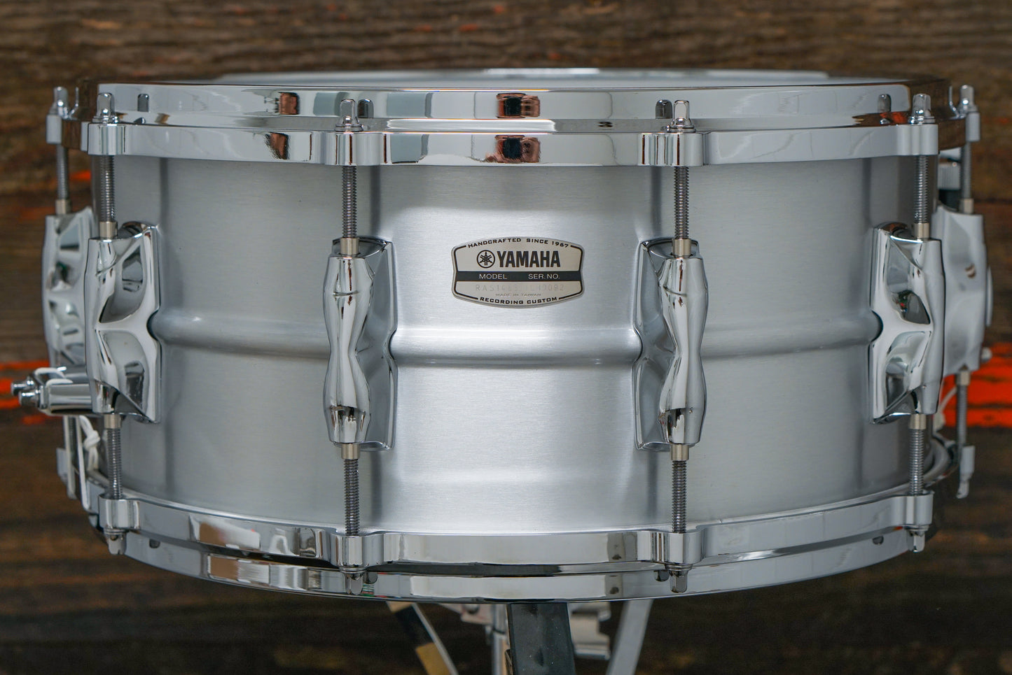 Yamaha 6.5x14" Recording Custom Aluminum Snare Drum