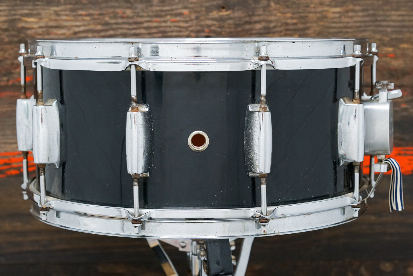 Hinger 6.5x14" Touchtone Snare Drum - 1970s Black Wrap