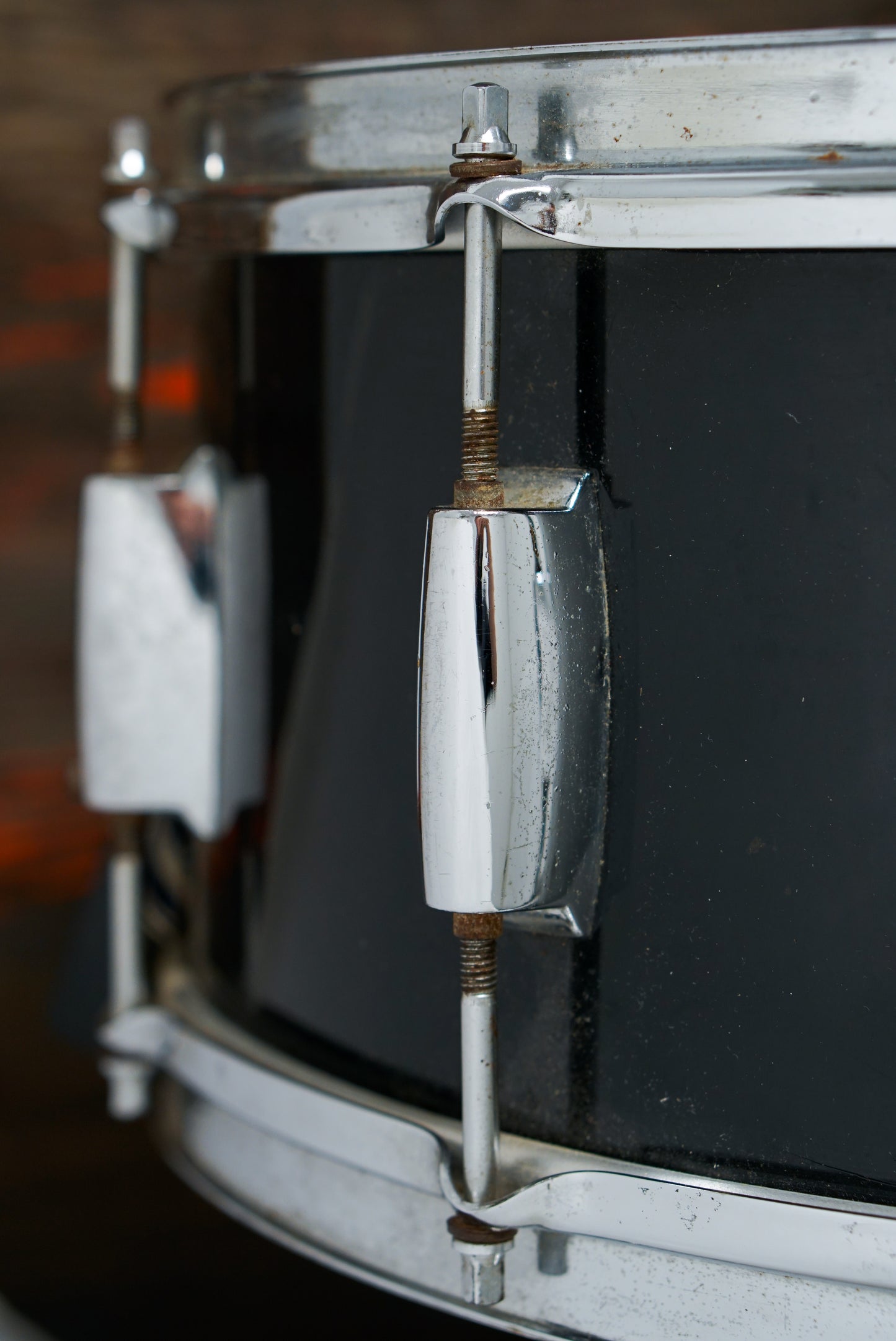 Hinger 6.5x14" Touchtone Snare Drum - 1970s Black Wrap