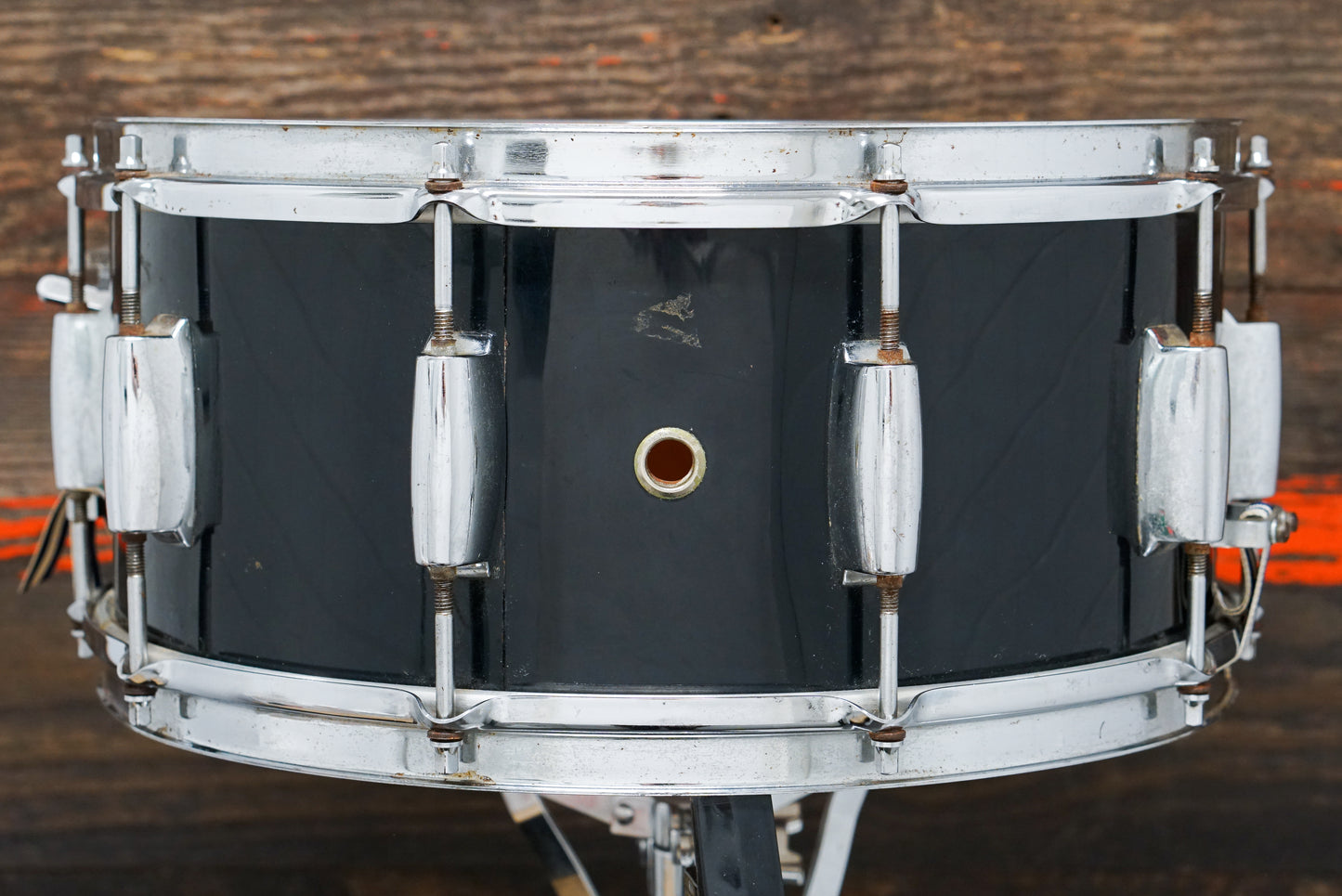 Hinger 6.5x14" Touchtone Snare Drum - 1970s Black Wrap