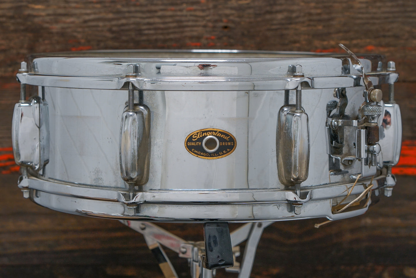 Slingerland 5x14" Brass Shell Snare Drum - 1960s Pre-Serial