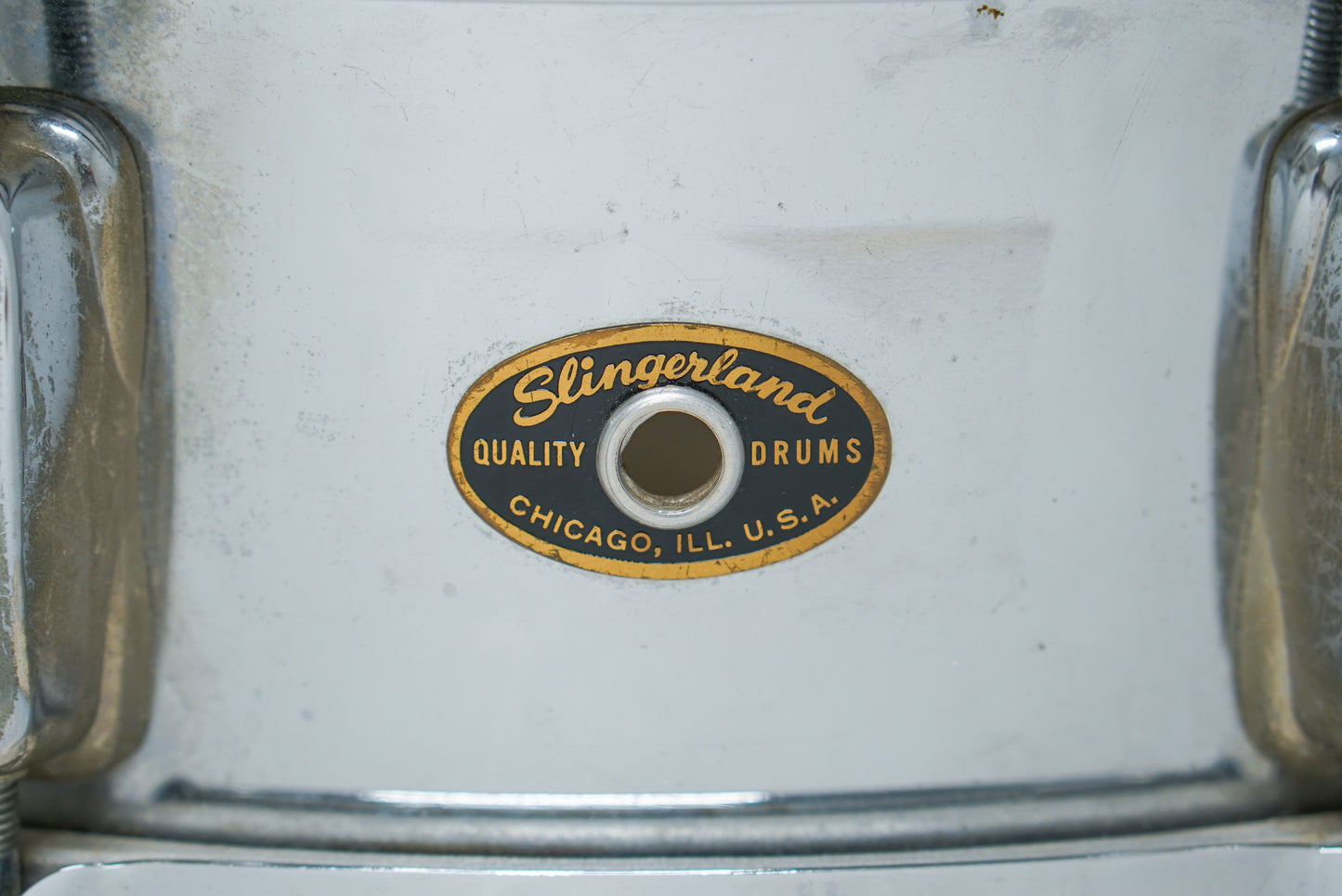 Slingerland 5x14" Brass Shell Snare Drum - 1960s Pre-Serial