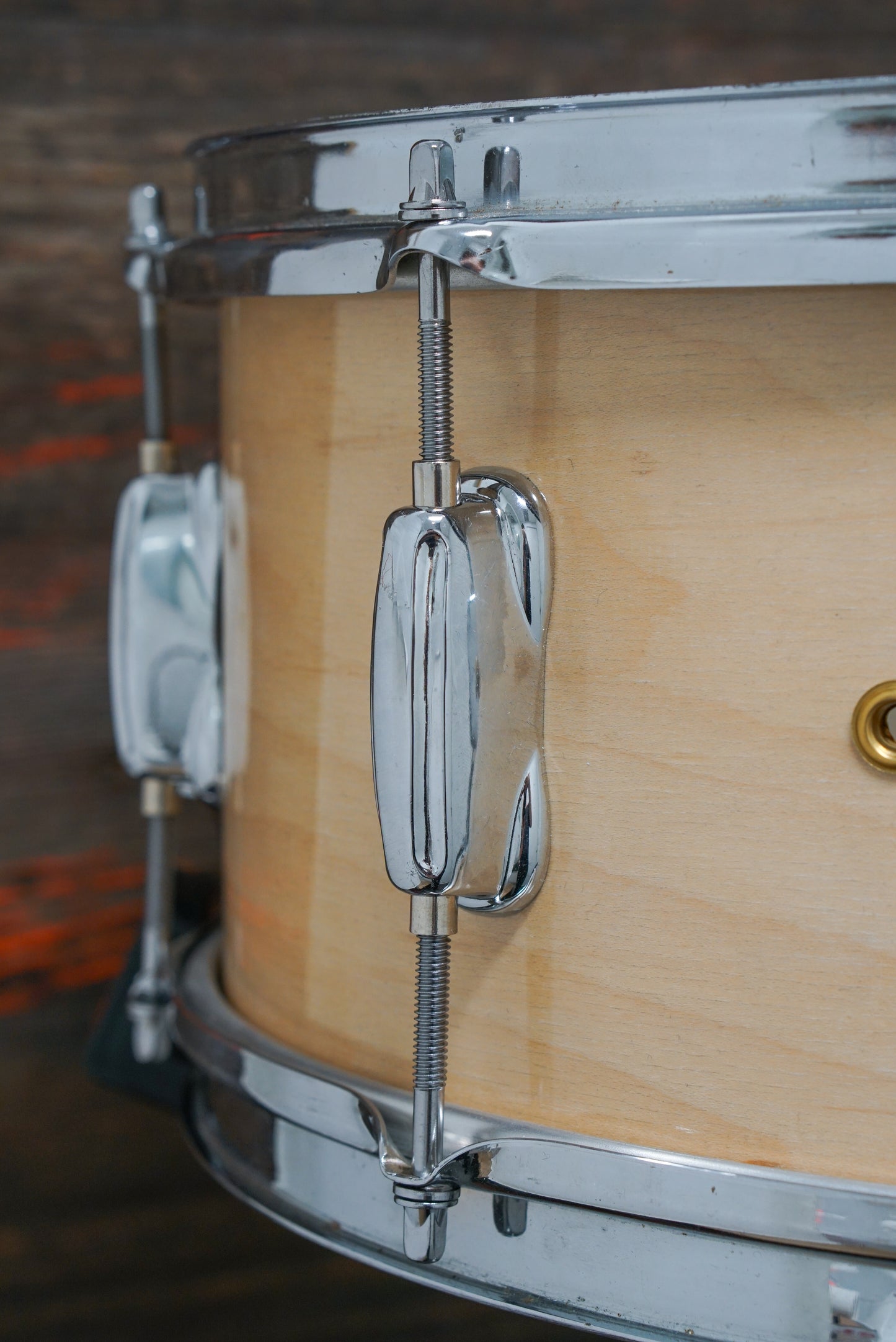 Custom 6.5x14" True Blonde Dragon Wolf Snare Drum