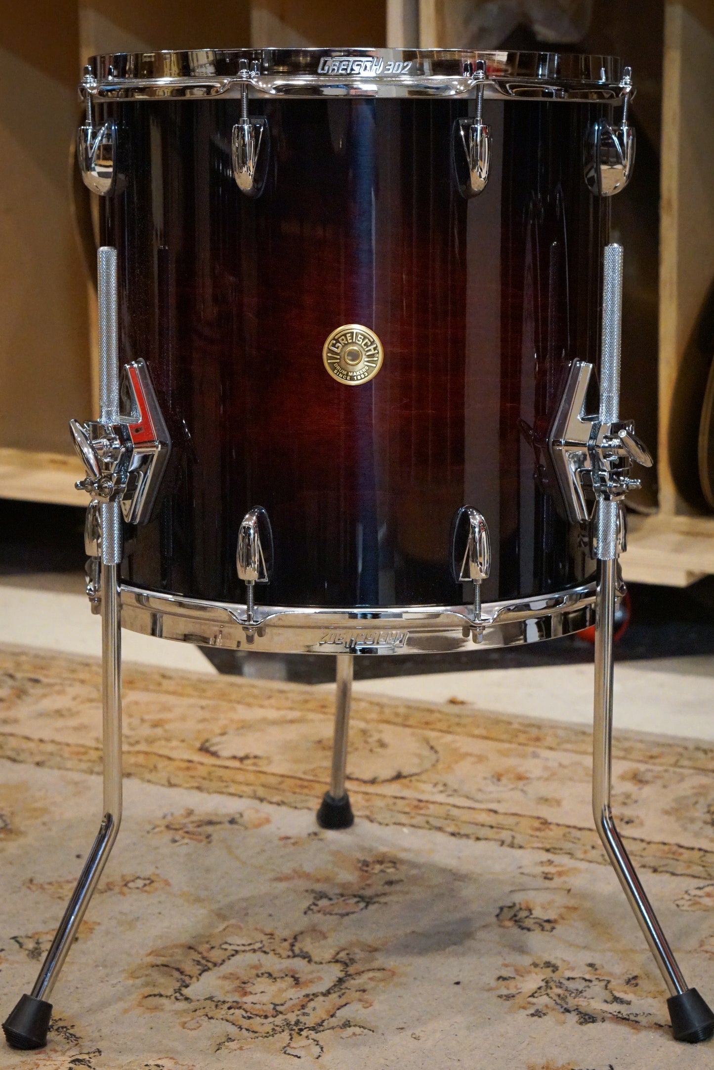 Gretsch 12/14/20/5.5x14" Broadkaster Drum Set - Chestnut Duco