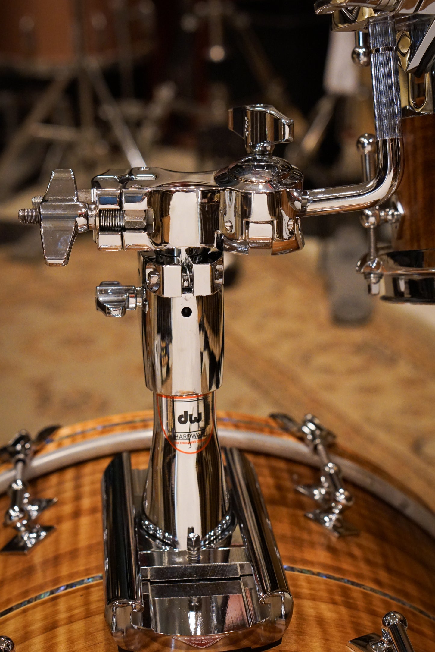 Craviotto 12/14/18" Private Reserve Burnt Curly Maple Drum Set w/Abalone Inlay